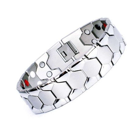 Titanium Double magnetic bracelet (TMB-23)